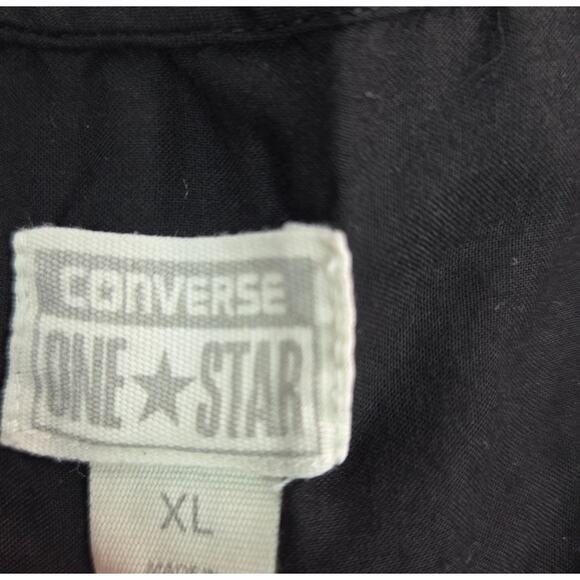 Converse One Star Women’s XL Black Sleeveless Tank Top Abstract Print - Picture 5 of 6